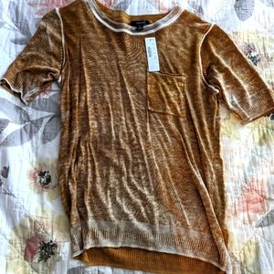 JCrew burnout knit tee